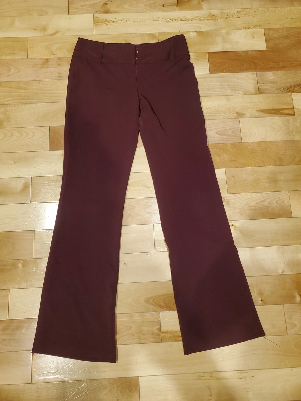 Joe Benbasset Maroon Flare Dress Pants